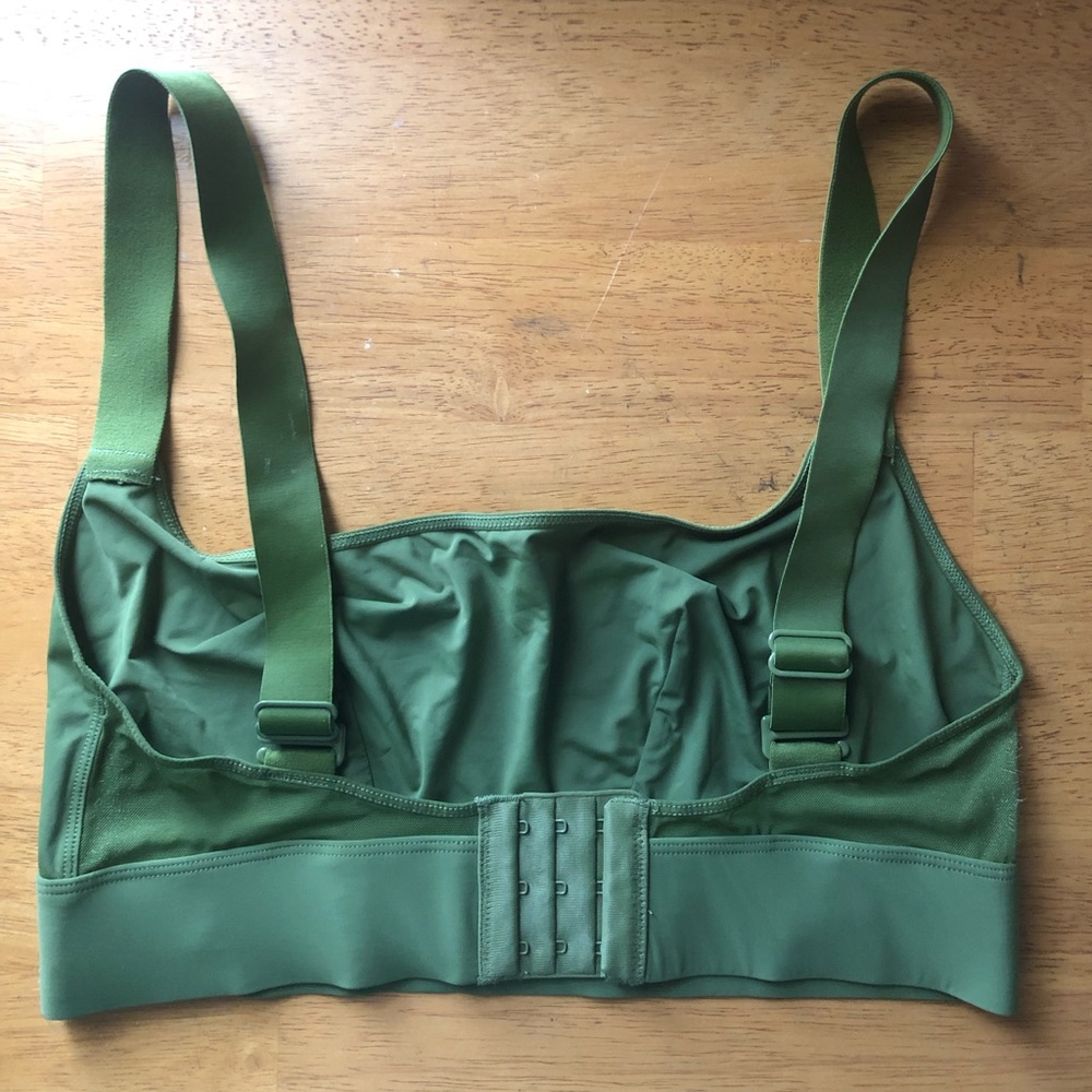 Parade Green Scoop Bra Replay fabric 1